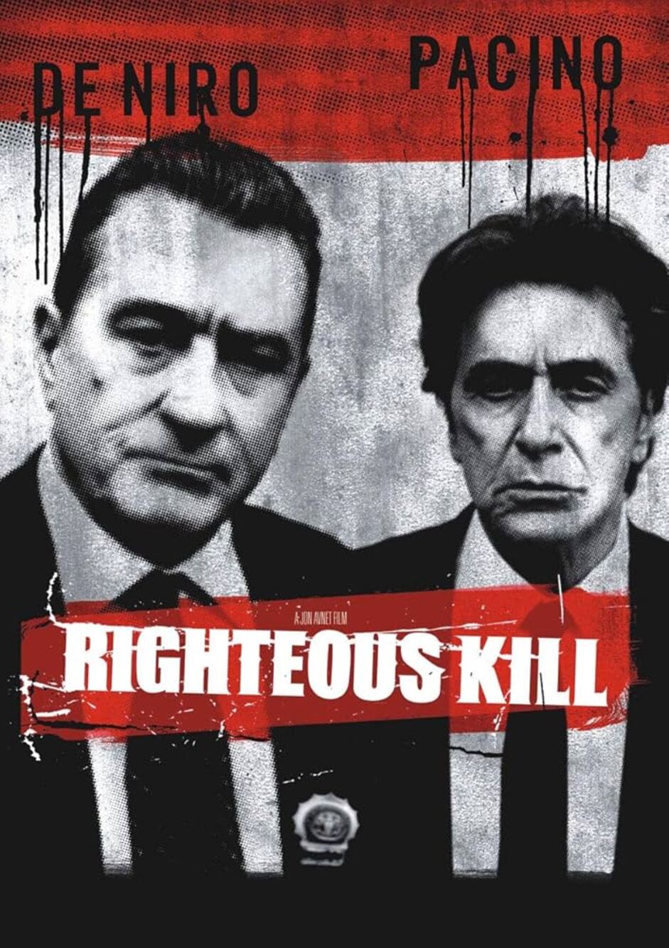 Righteous Kill Movie Poster 27 x 40 One Sheet Used Condition